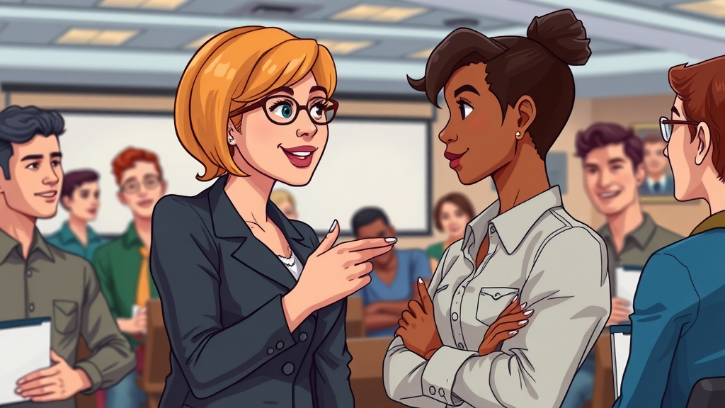 female entrepreneur financial habits, professional female coach mentoring young entrepreneur, seminar room